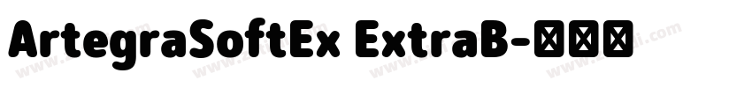 ArtegraSoftEx ExtraB字体转换